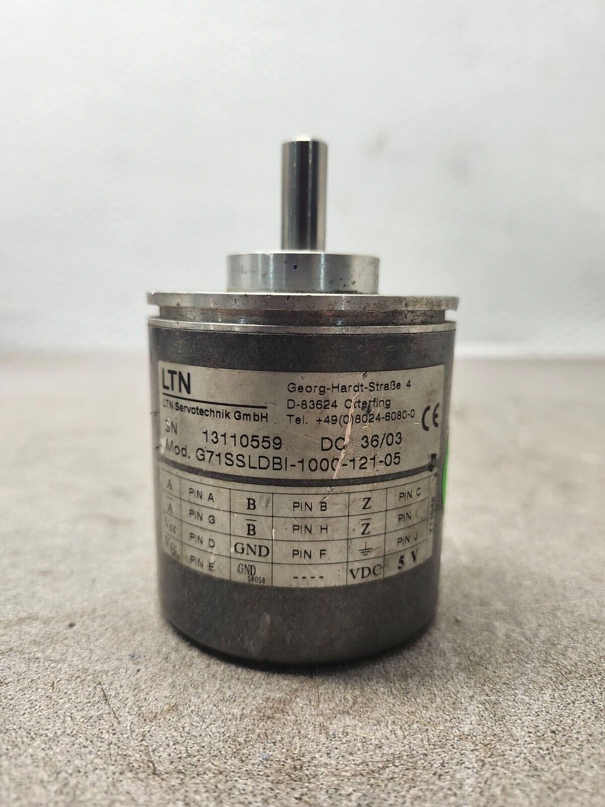 USED LTN ENCODER G71SSLDBI-1000-121-05