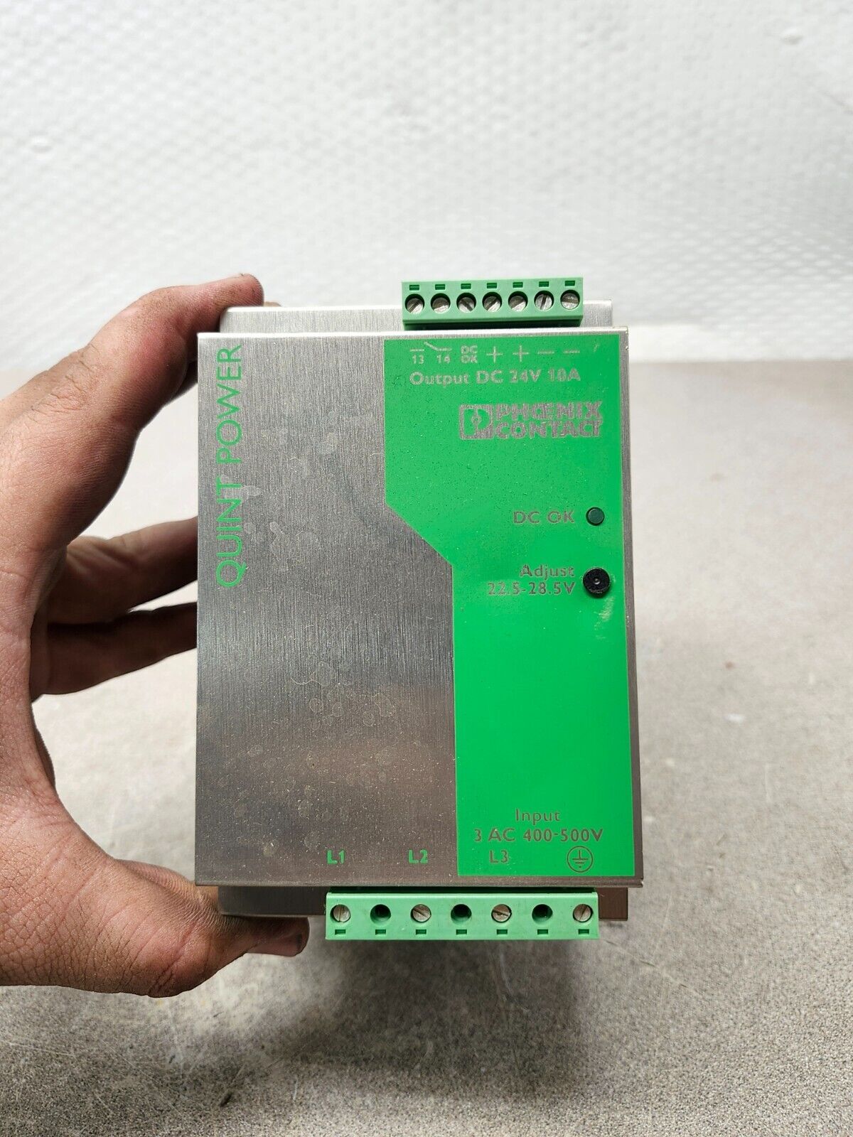 NEW NO BOX PHAENIX CONTACT switch power supply QUINT-PS-3X400-500AC/24DC/10