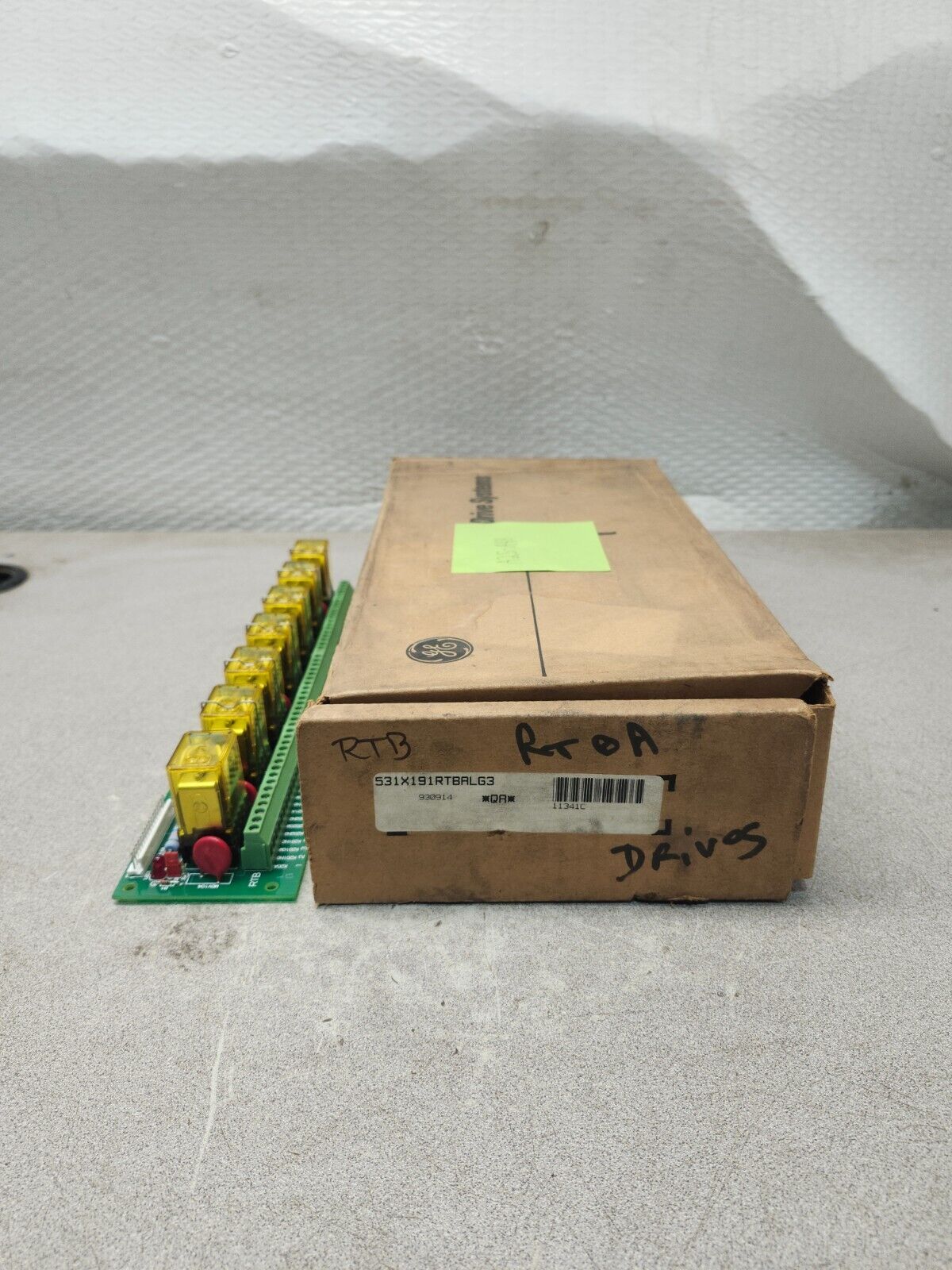 NEW IN BOX GENERAL ELECTRIC PC BOARD RTB TB 531X191RTBALG3
