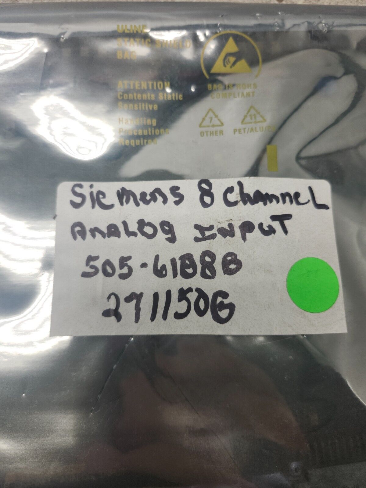 NEW IN BAG Siemens 8-channel Analog Input 505-61B8B