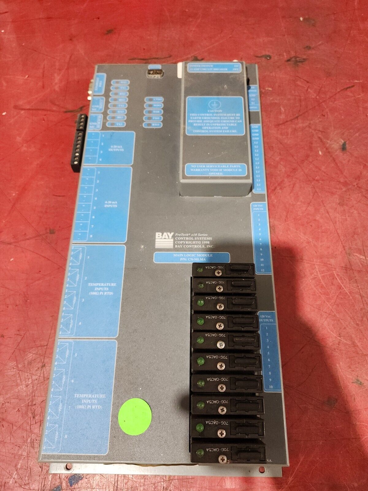 USED BAY PRO TECH MAIN LOGIC MODULE CN-MLMA