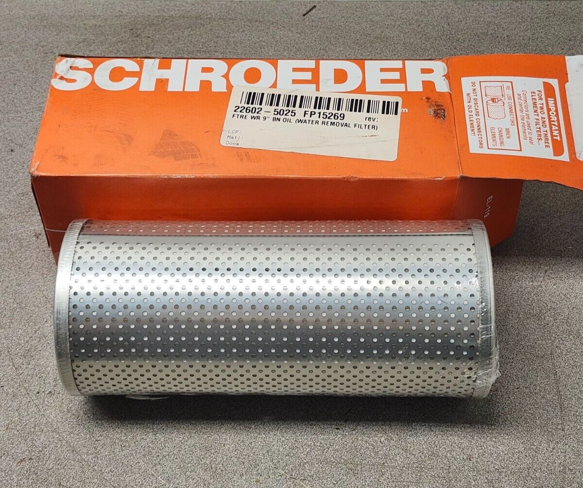 NEW IN BOX SCHROEDER FILTER KW