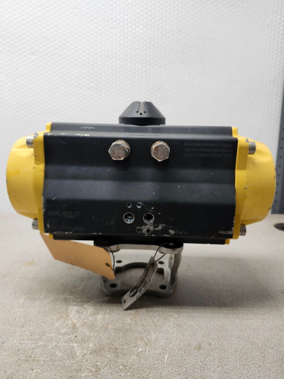 USED SHARPE PNEUMATIC ACTUATOR SPNI 125 218100224S