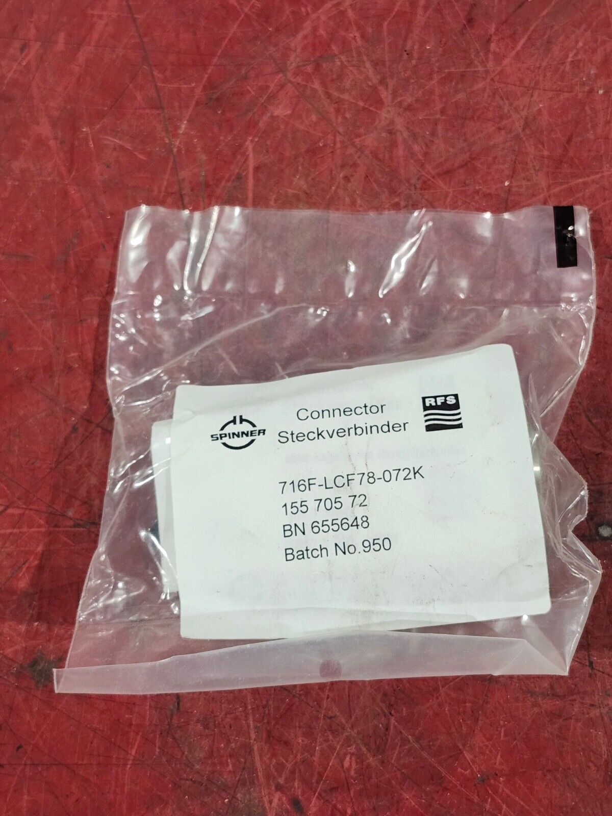 NEW IN BAG 716F-LCF78-072K Coaxial Cable Connector Female