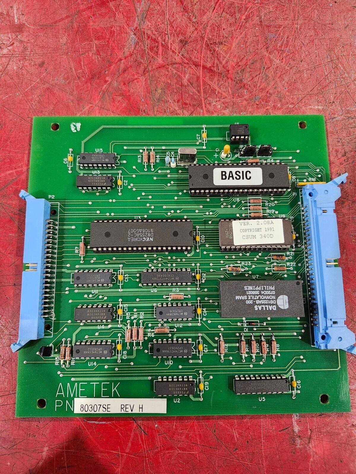 USED AMETEK CONTROL CIRCUIT BOARD 80307SE REV H