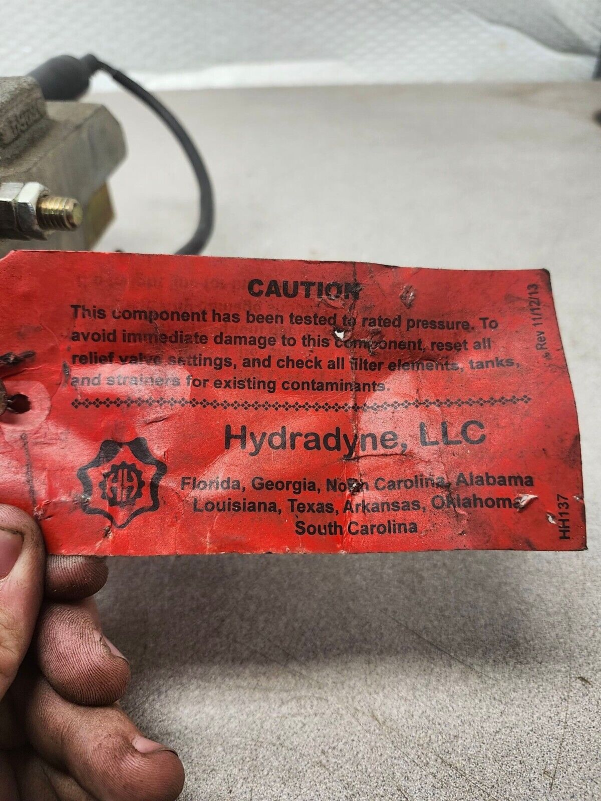 NEW NO BOX HYDRADY HYDRAULIC MANIFOLD VPL-1696