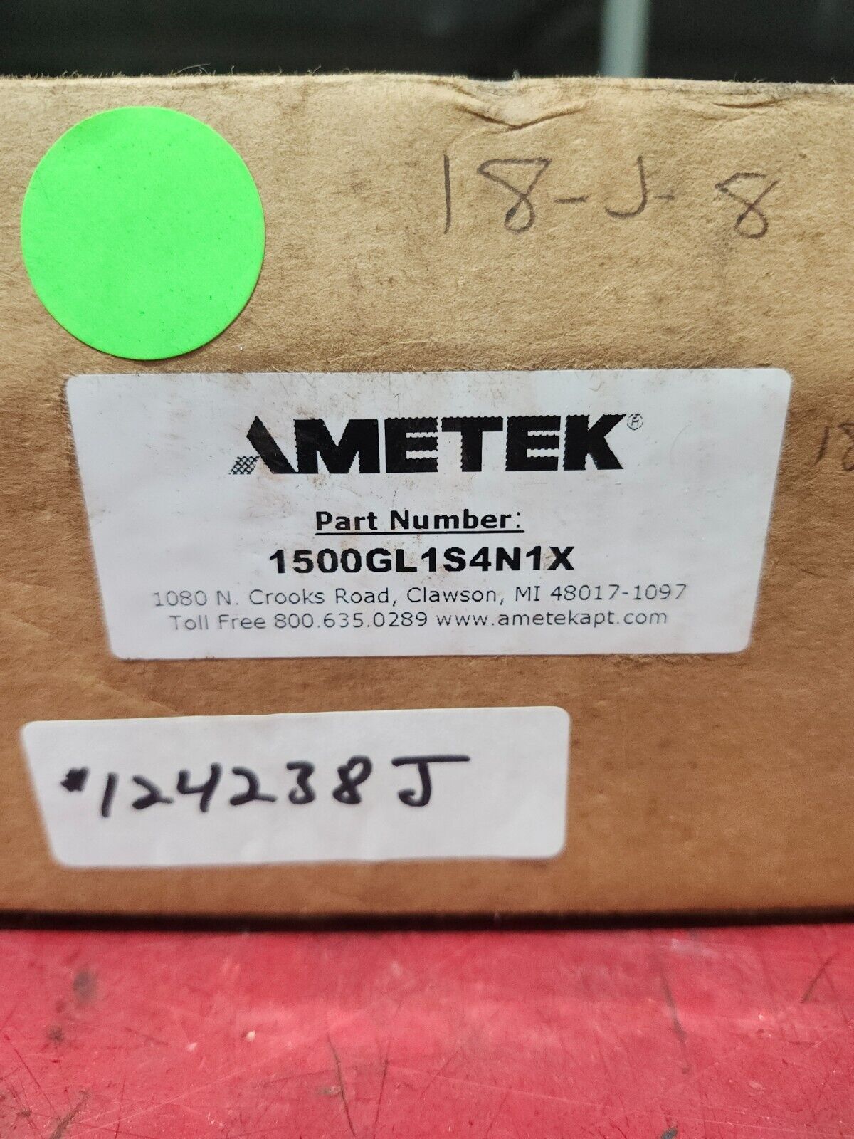 NEW IN BOX AMETEK LIQUID LEVEL CONTROL 1500-G-L1-S4 IN ENCLOSURE 1500GL1S4N1X