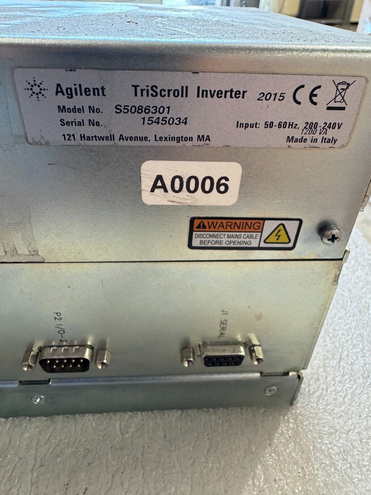 NEW AGILENT TRISCROLL TS800 Inverter Dry Scroll Pump G2581-80800