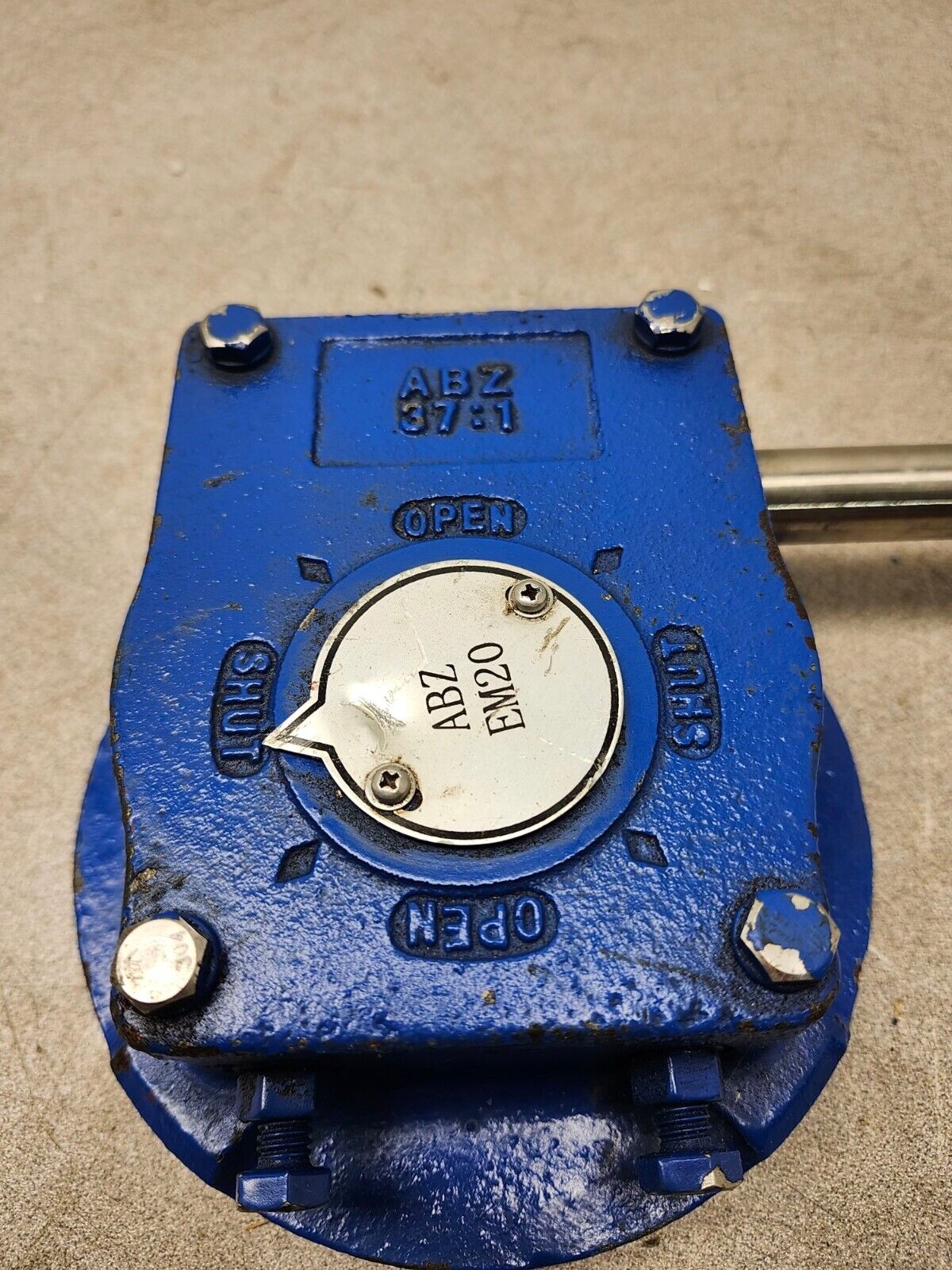 USED ABZ Butterfly Valve Gear Operator EM20