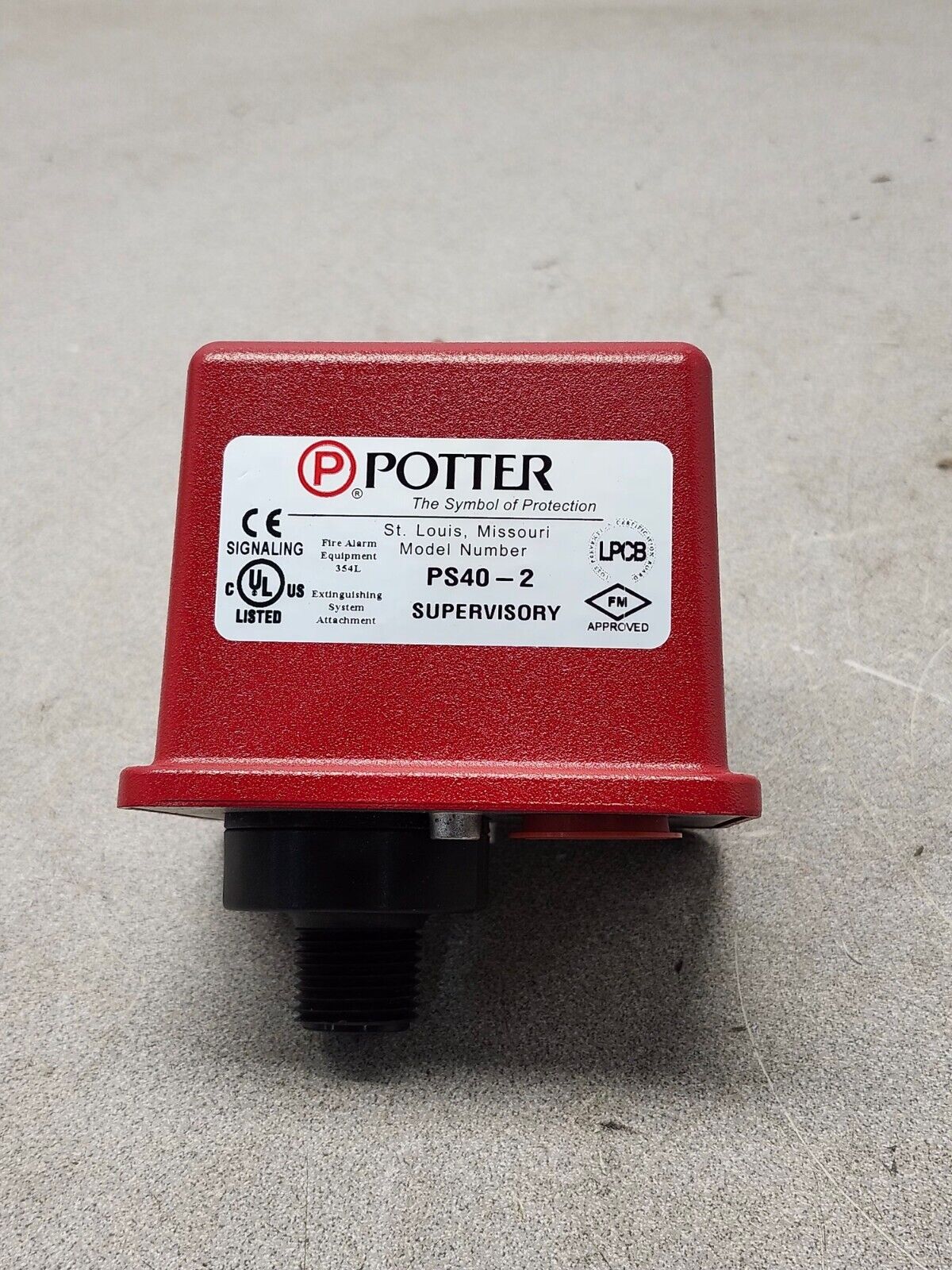 NEW NO BOX POTTER PRESSURE SWITCH PS40-2