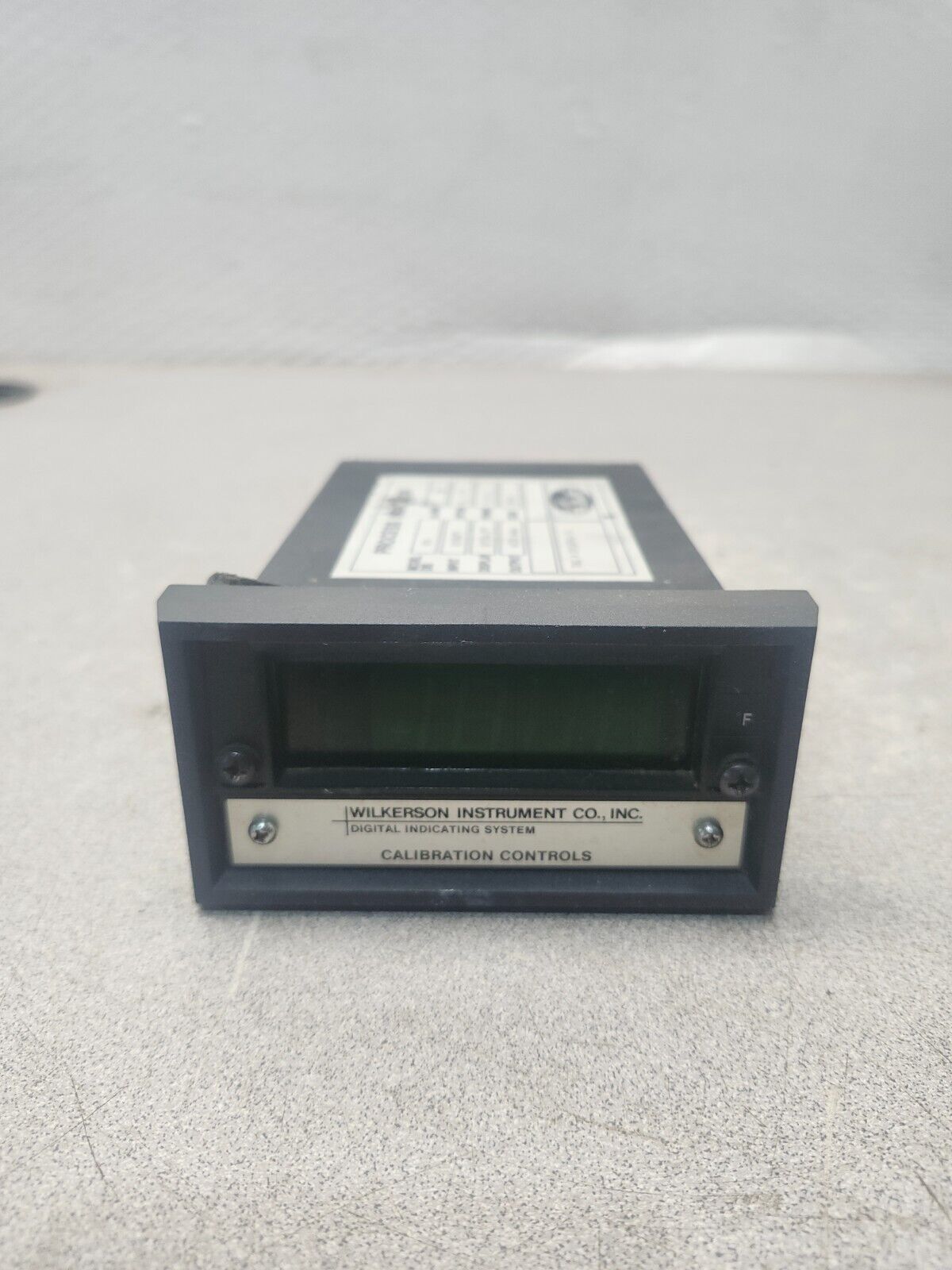 USED WILKERSON PROCESS INDICATOR 874