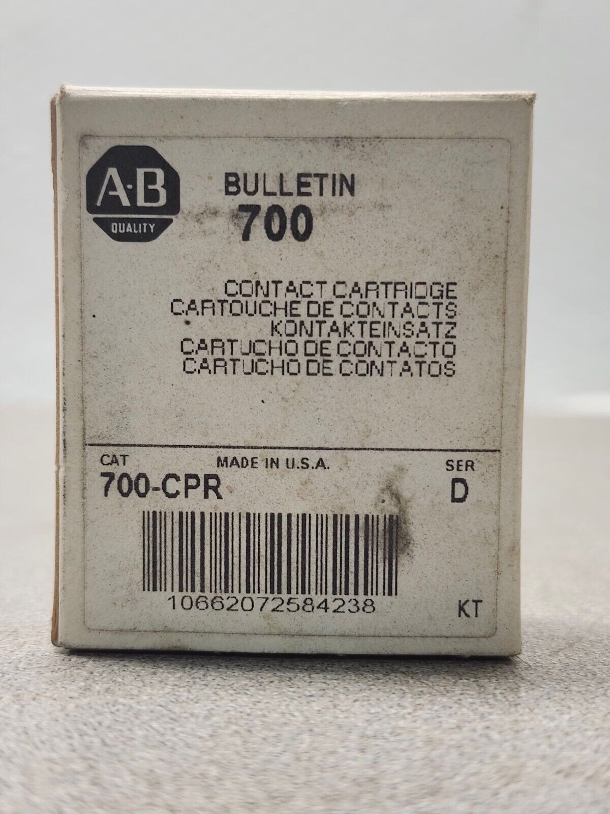 NEW IN BOX ALLEN BRADLEY CONTACT CARTRIDGE 700-CPR SER.D