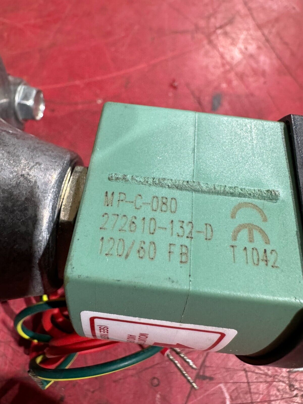 NEW ASCO RED-HAT SOLENOID VALVE 3/4" PIPE 120V. COIL 8214G36C