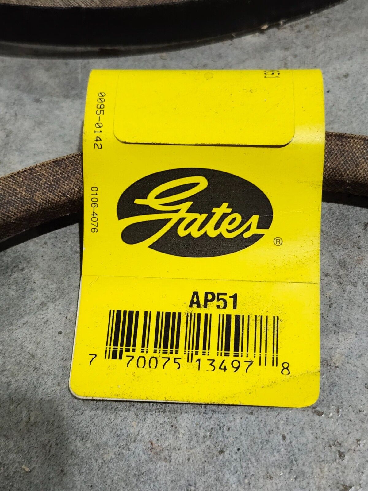 NEW GATES 0095-0142 V-BELT AP51