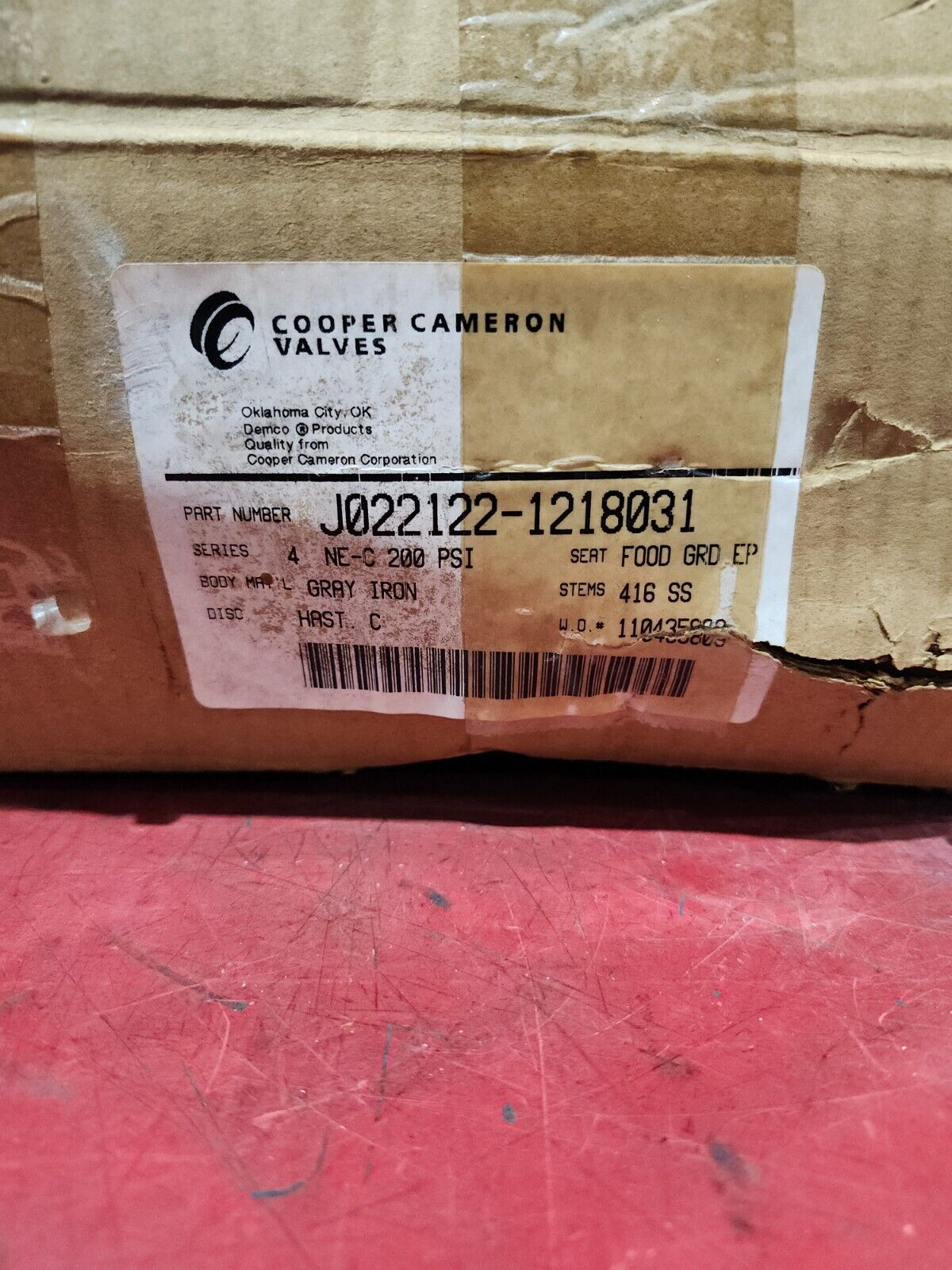 NEW IN BOX CAMERON BUTTERFLY VALVE KIT 200PSI J022122-1218031