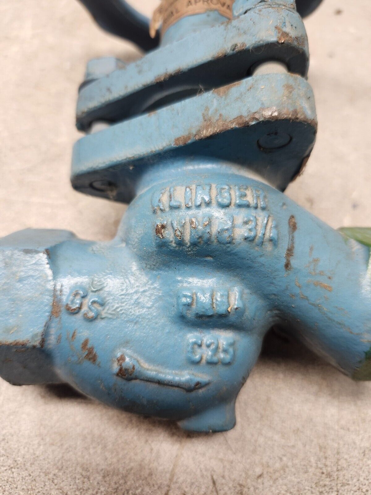 USED KLINGER PISTON VALVE 3/4'' KVMD