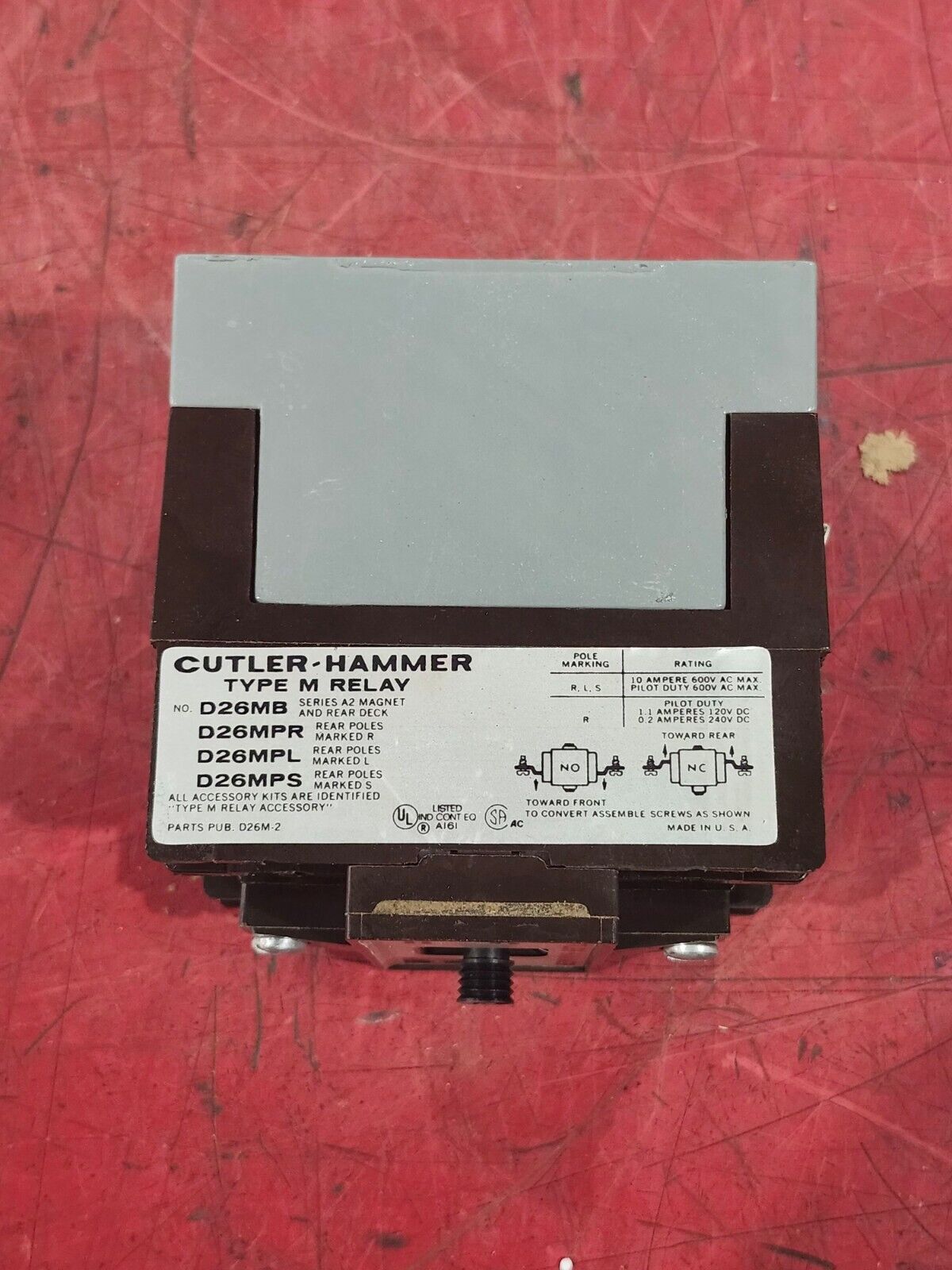 NEW IN PACKAGE CUTLER HAMMER TYPE M RELAY D26MRD30A1