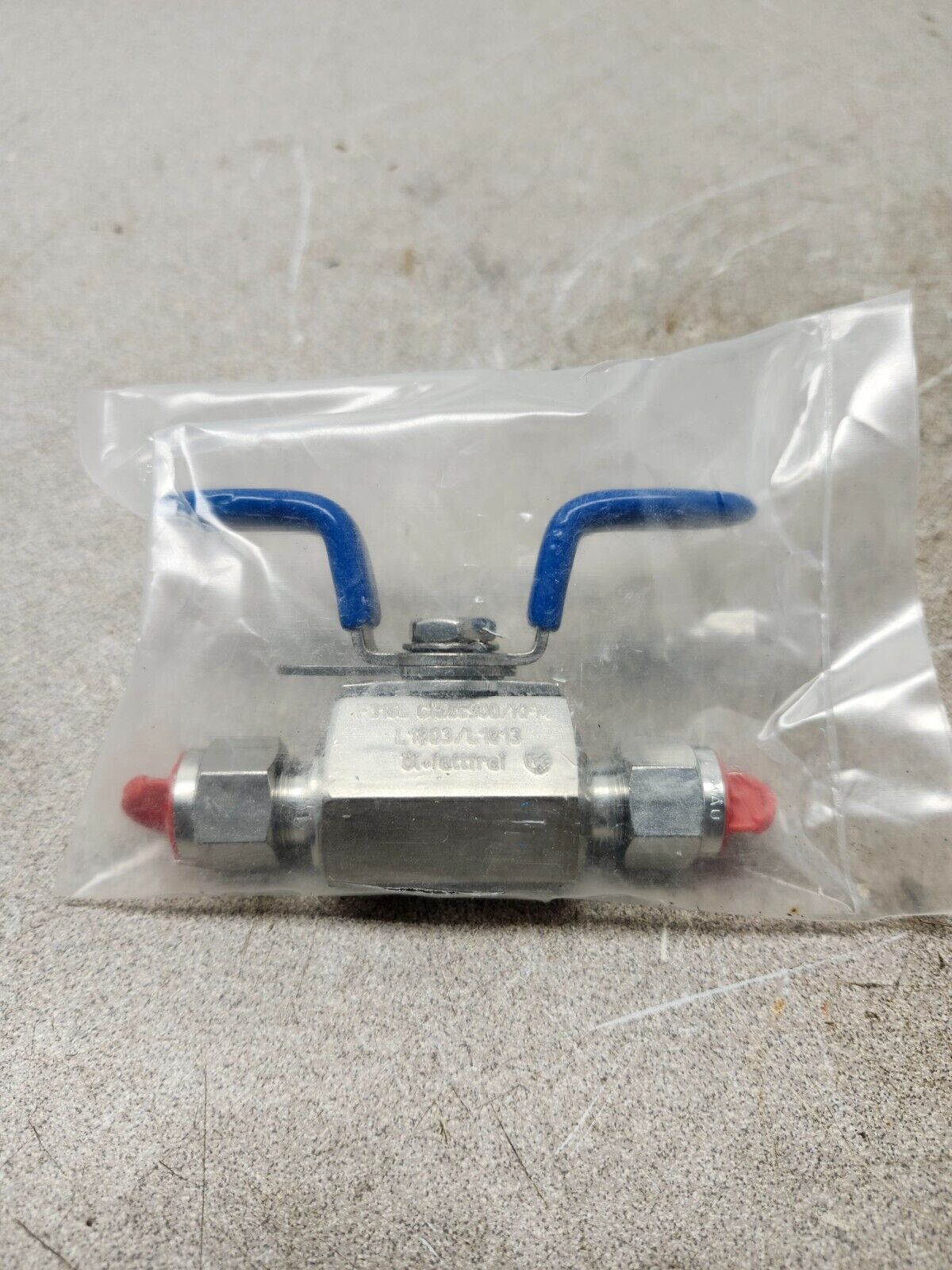 NEW IN BAG KLINGER BALL VALVE 3/8'' CLASS 900/KFM AHK695-1