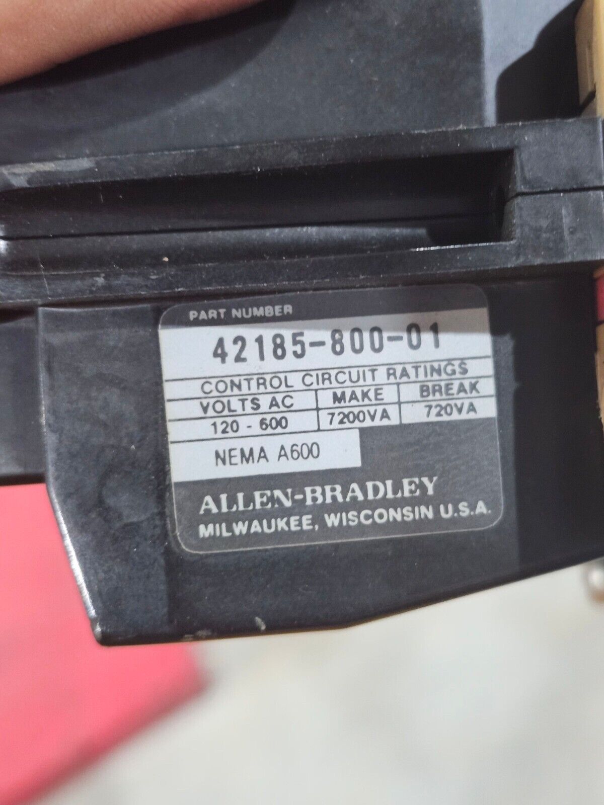 USED ALLEN BRADLEY MOTOR STARTER 509-B0D