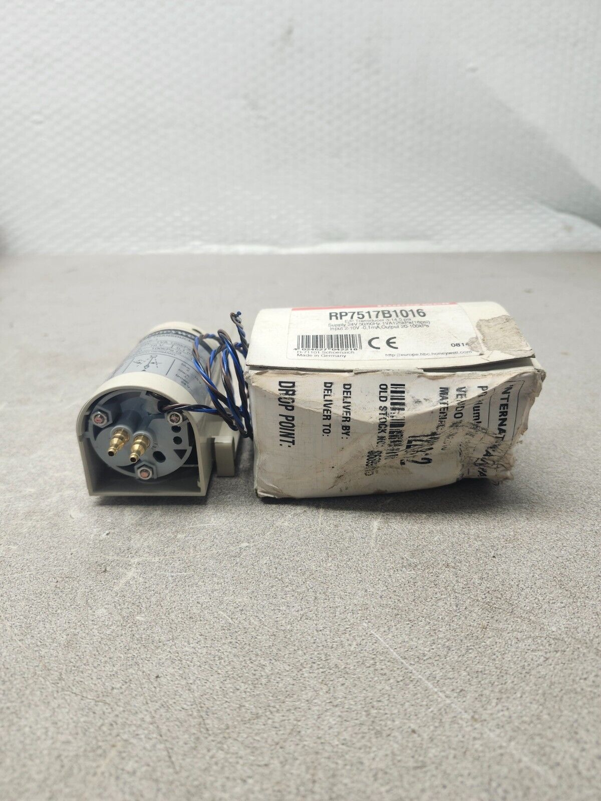 NEW IN BOX HONEYWELL E/P TRANSDUCER RP7517B1016