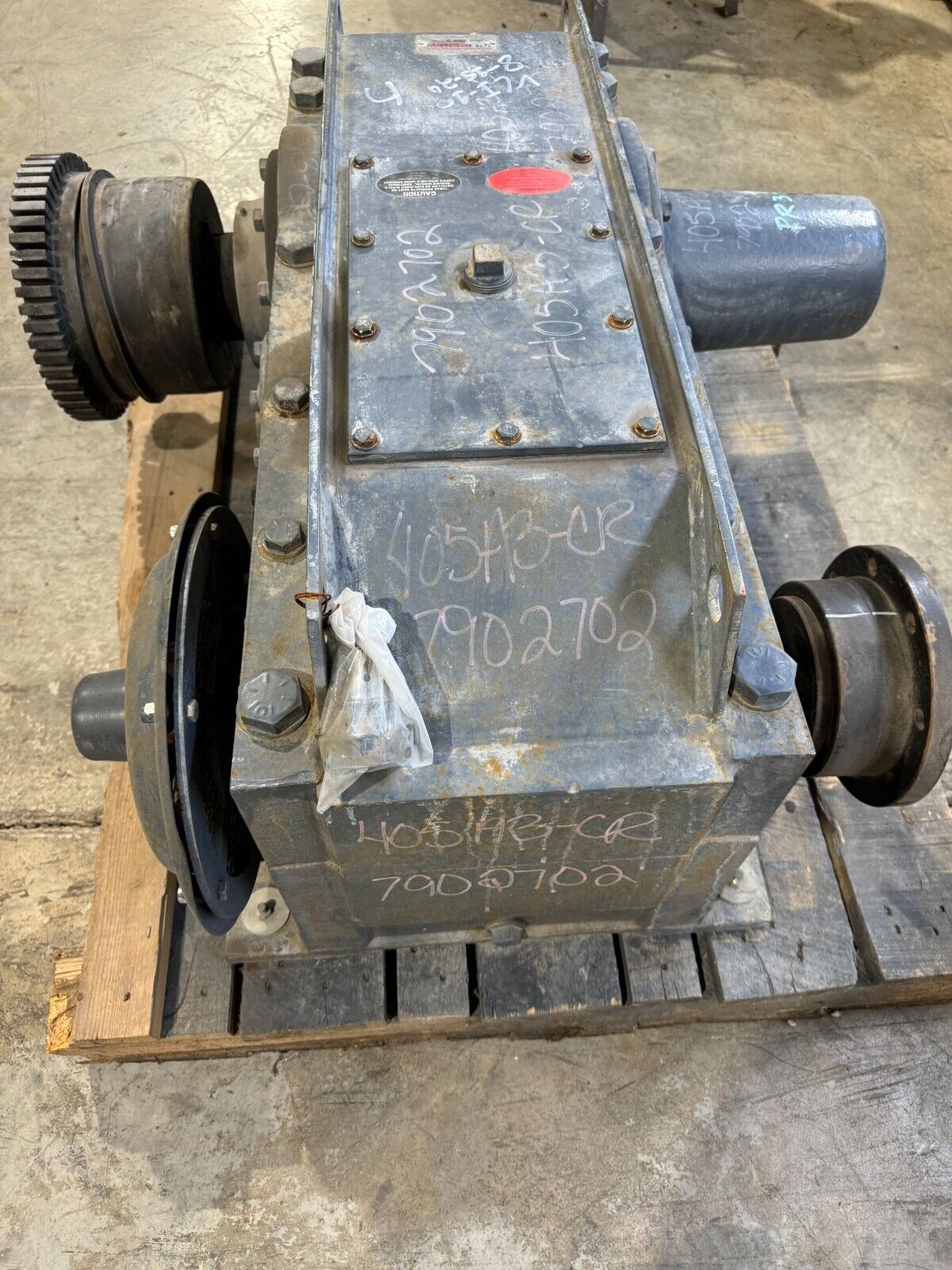 REBUILT FALK ENCLOSED GEAR DRIVE SPEED REDUCER 24.37 RATIO 405A3-AR