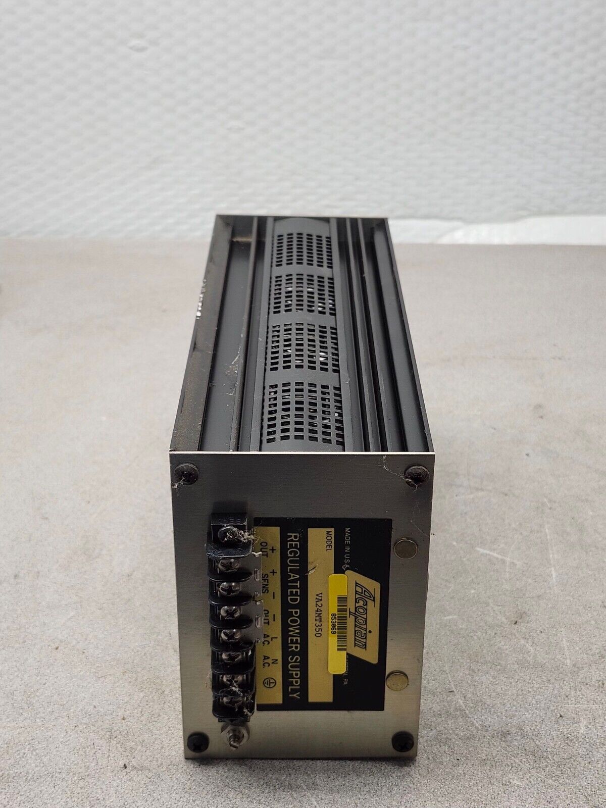 USED Acopian 24VDC 3.5 Amp Regulated Power Supply VA24MT350