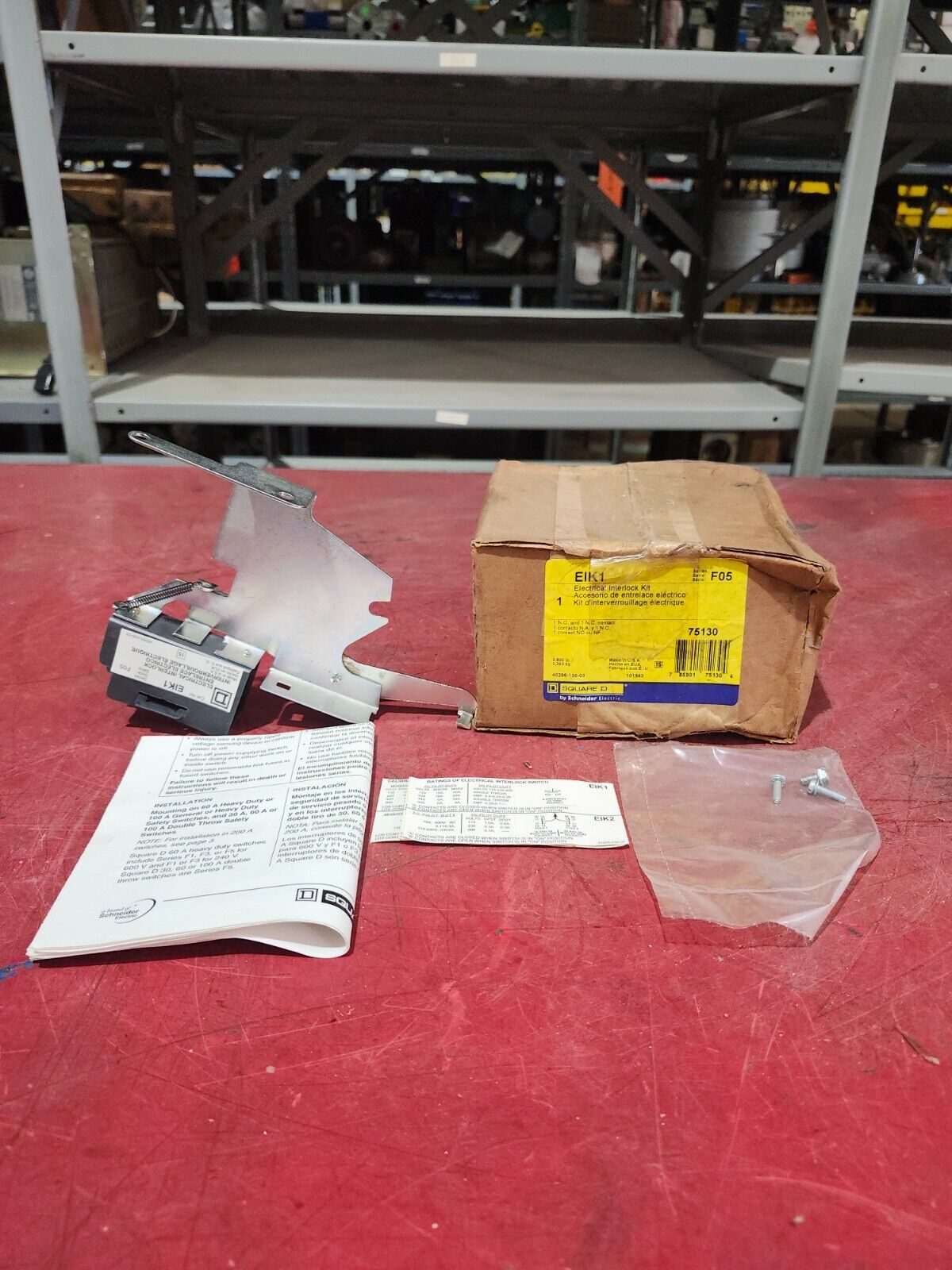 NEW IN BOX Square D Electrical Interlock SER F05 ELK1