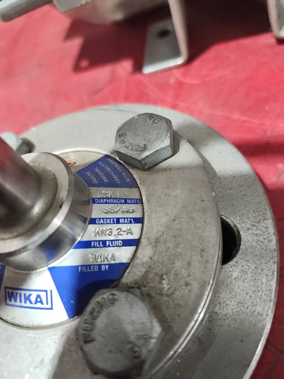 NEW NO BOX SOR PRESSURE SWITCH  4LC-W5-M4-C2A-TTPKMMX W/ WIKA 990.12