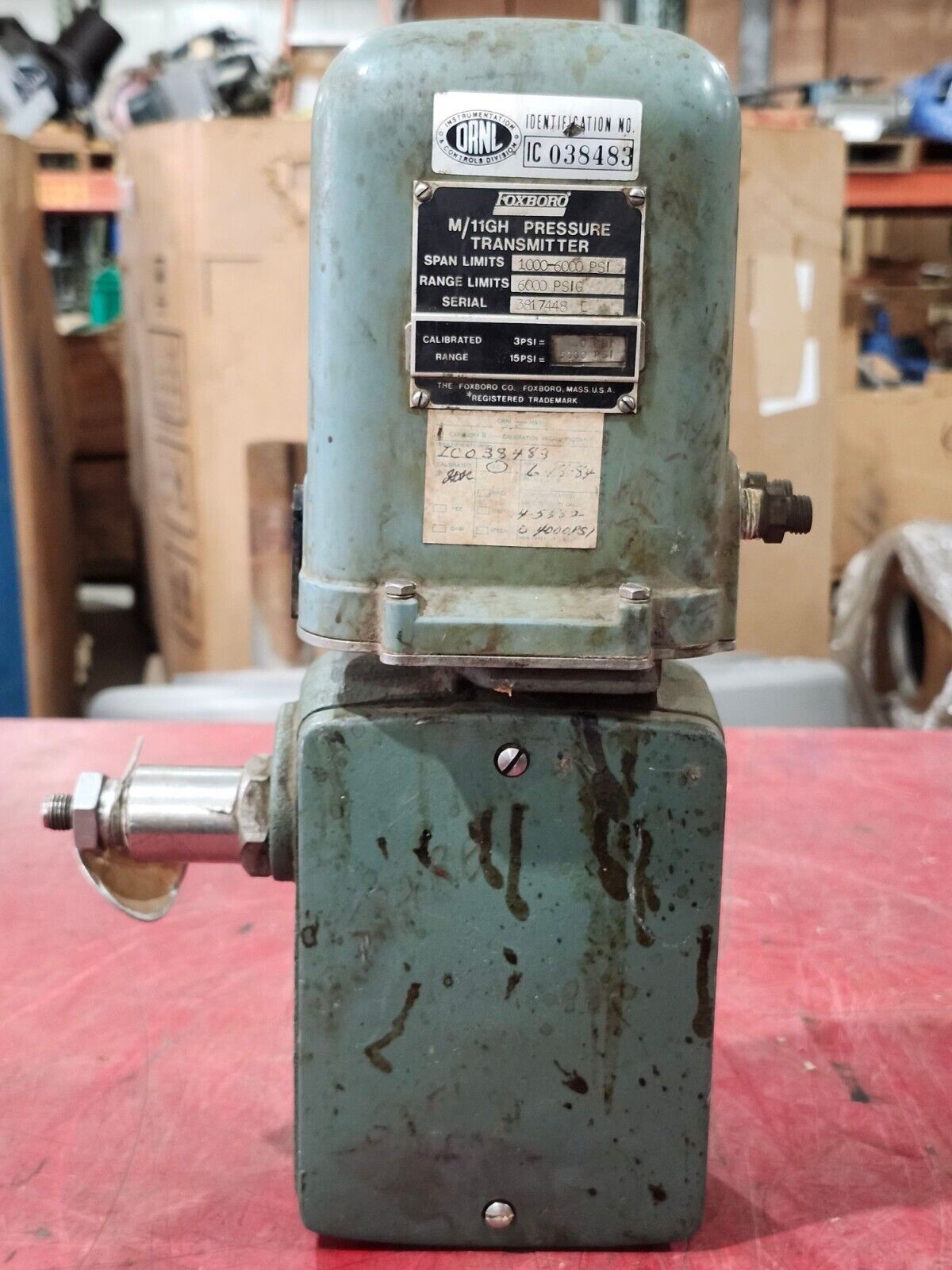 USED FOXBORO M/11GH PRESSURE TRANSMITTER