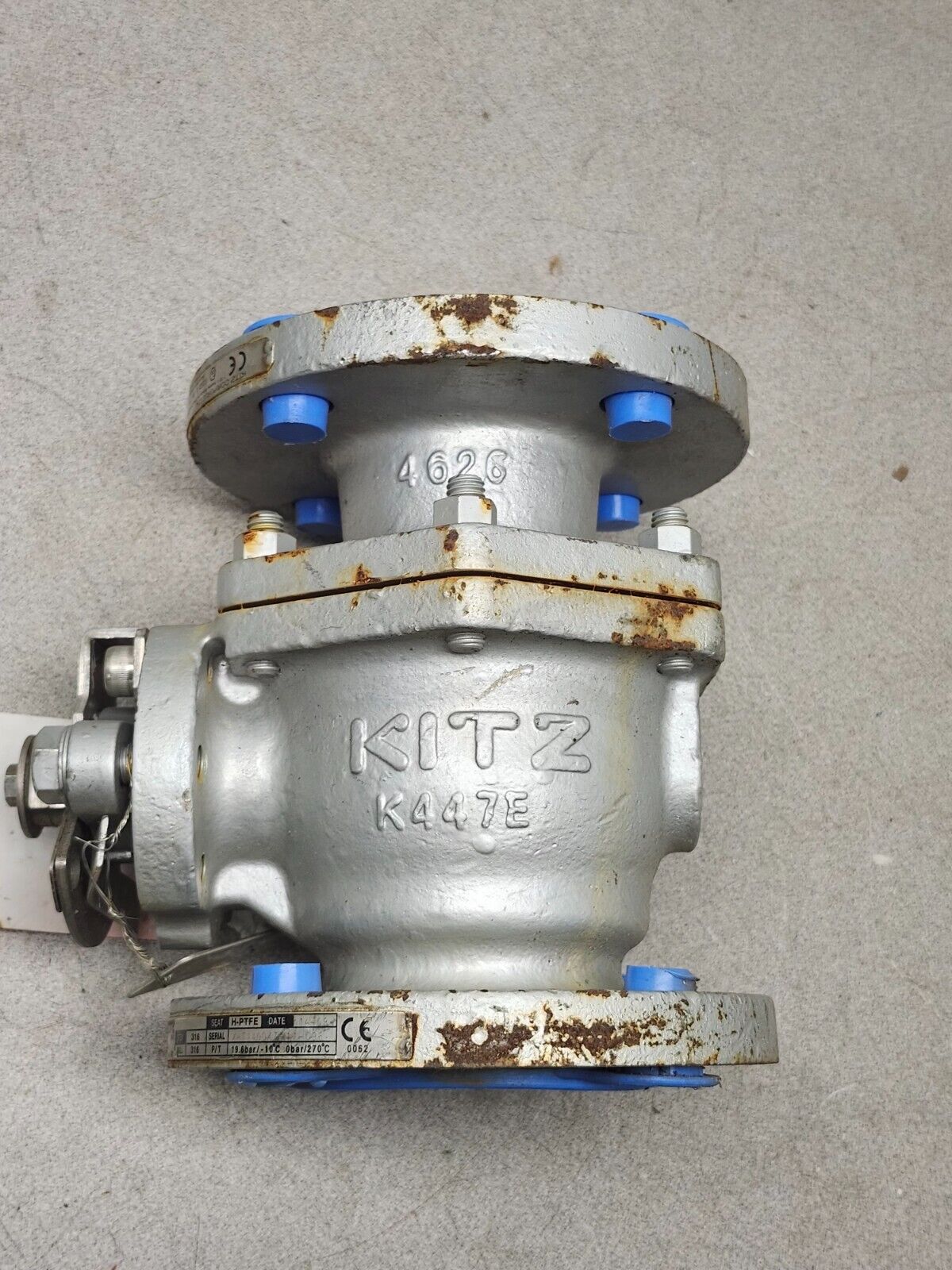 NEW KITZ 2" FLANGED BALL VALVE 2-150 STEEL WCB 150SCTDZM-FS2