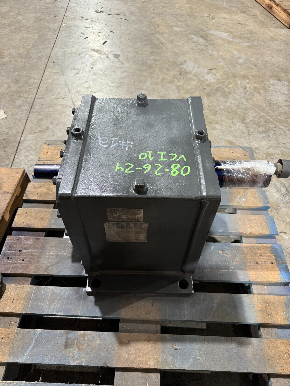 REBUILT FALK ENCLOSED GEAR DRIVE SPEED REDUCER 47.02 RATIO 1070FZ3A