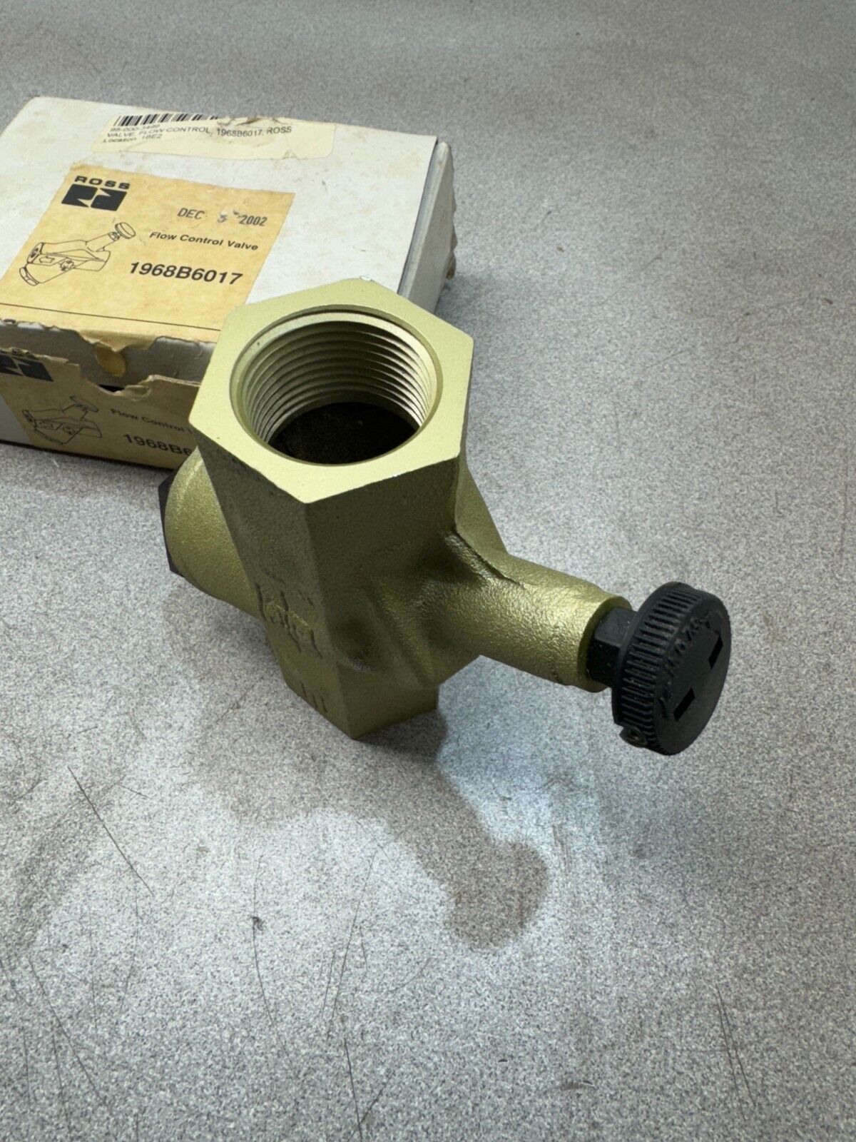 NEW IN BOX ROSS FLOW CONTROL VALVE 1968B6017