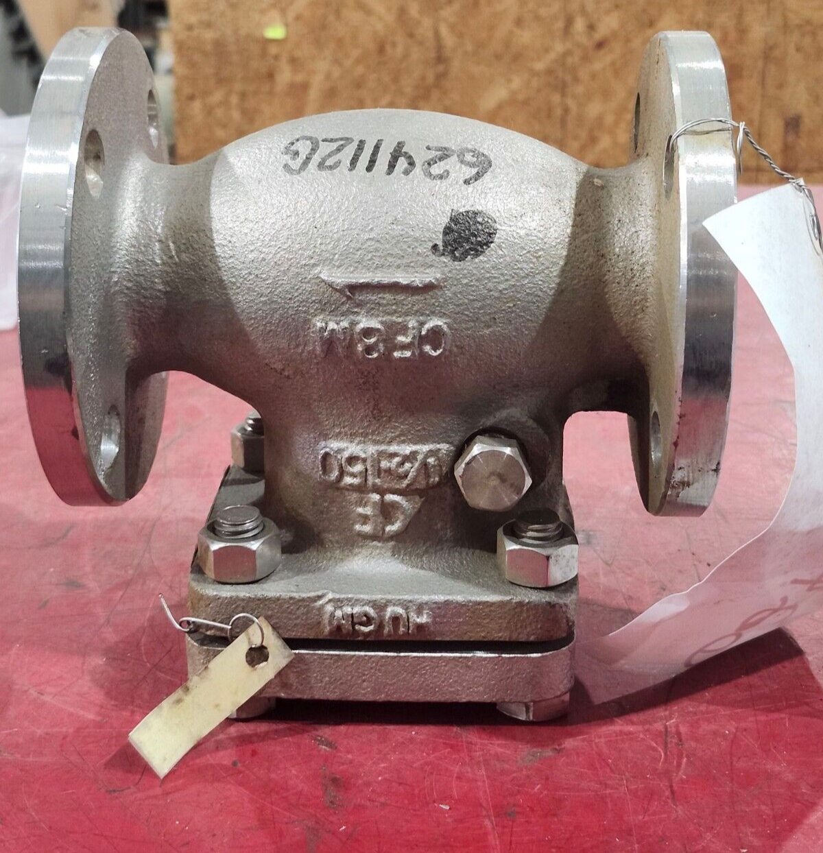 NEW CF FLUID CONTROLS TYPE SW/CH 1-1/2" GATE VALVE HUGM CF8M FIG# CK15FC1.5