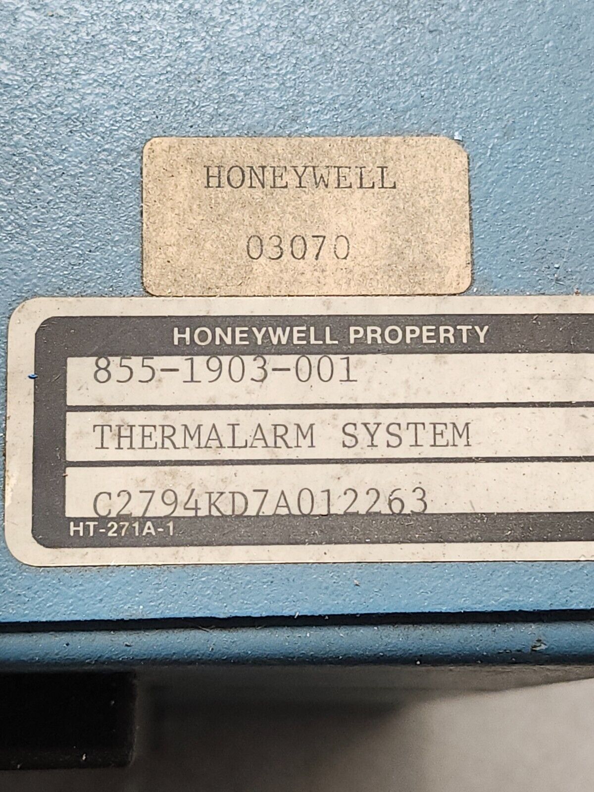 USED HONEYWELL THERMOTRON THERM-ALARM Controller C2794D7A012263