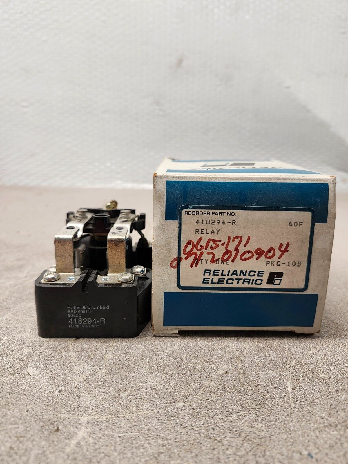 NEW WITH BOX Reliance Electric Potter & Brumfield Relay 418294-R