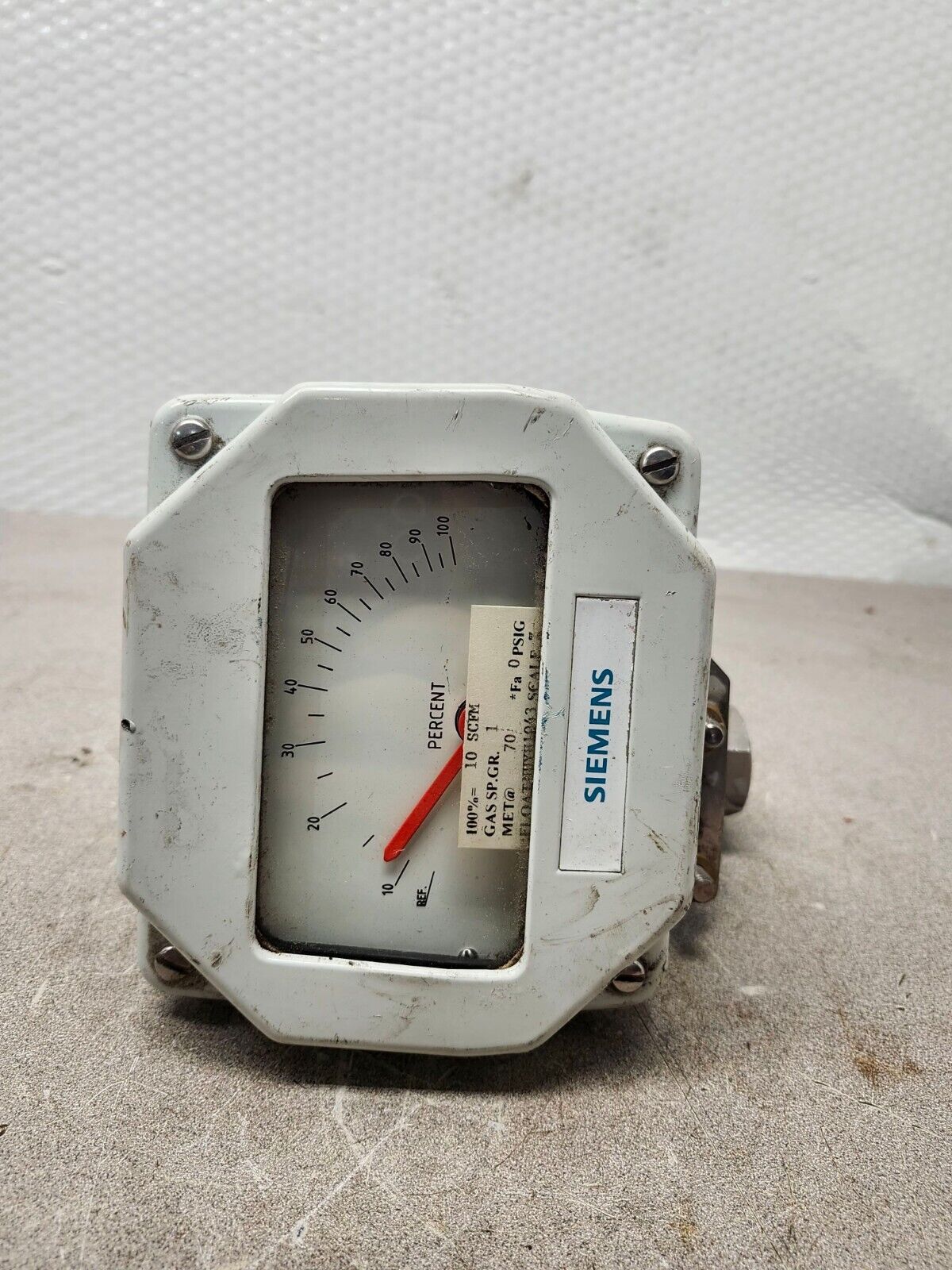 USED SIEMENS FLOW METER 5520M02107XB1T