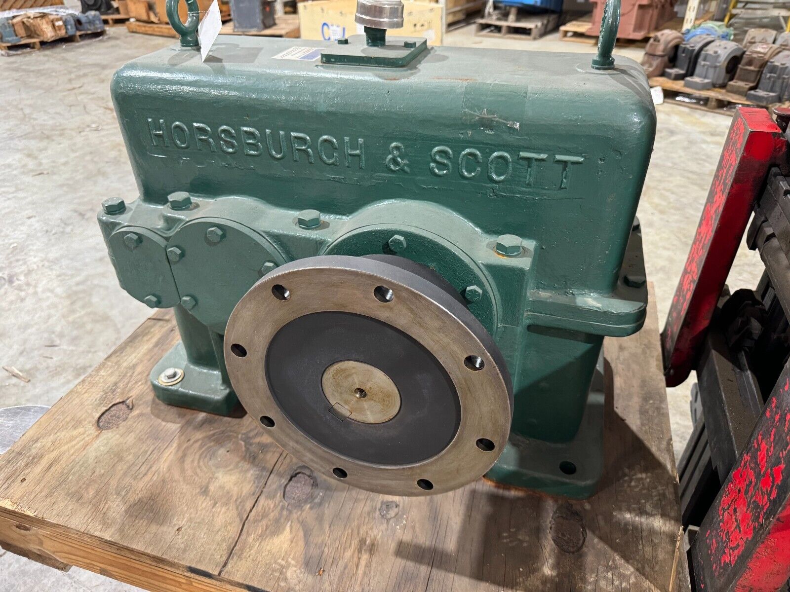 NEW HORSBURGH & SCOTT HELICAL SPEED REDUCER 11.24 RATIO GEAR DRIVE LD-2000