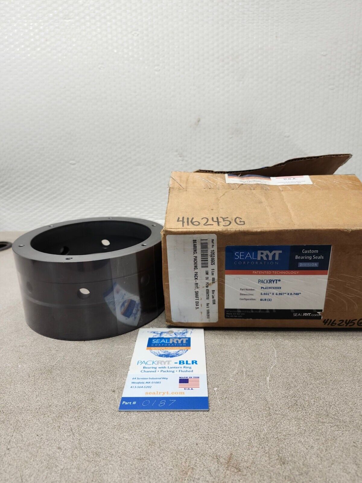 NEW IN BOX SEALRYT PACKRYT BEARING SEAL PL0187XXXX