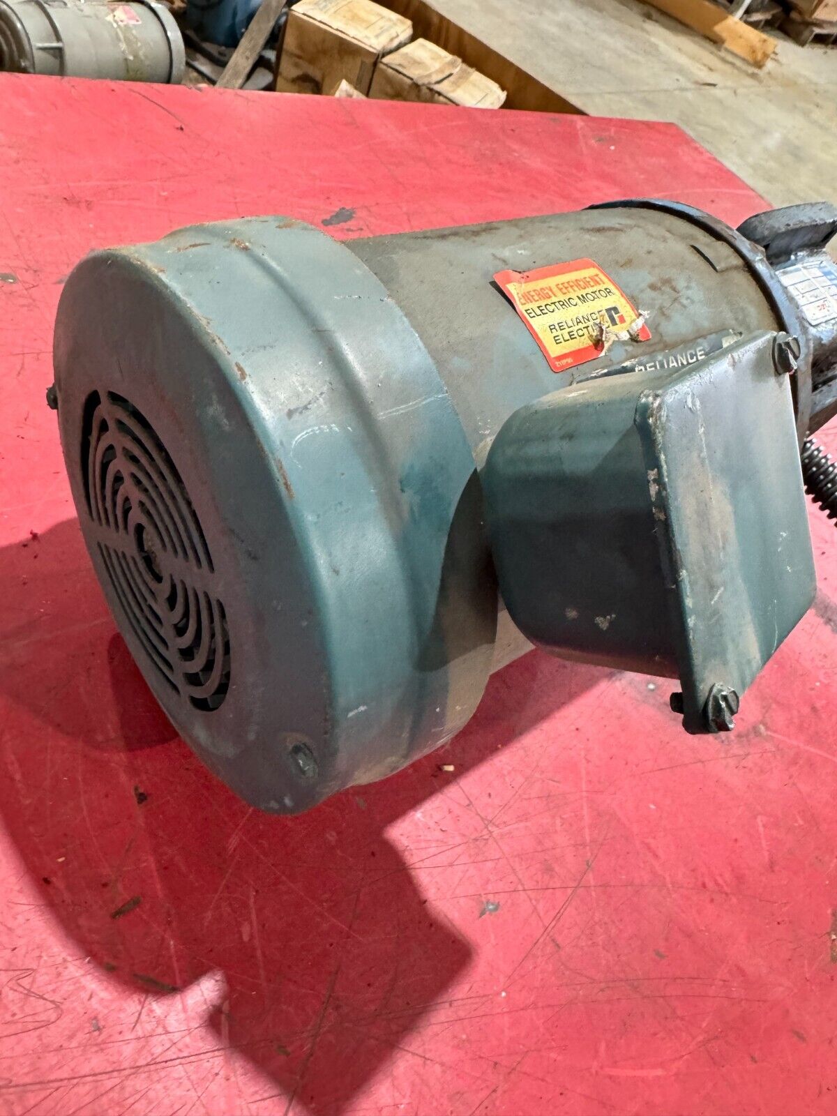 USED RELIANCE 3/4HP MOTOR 1725RPM WITH ACTIONJAC 2.5MSJ-UP 5