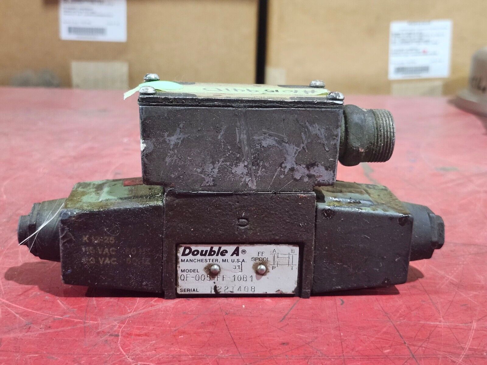 PREOWNED DOUBLE A SOLENOID VALVE QF-005-FF-10B1