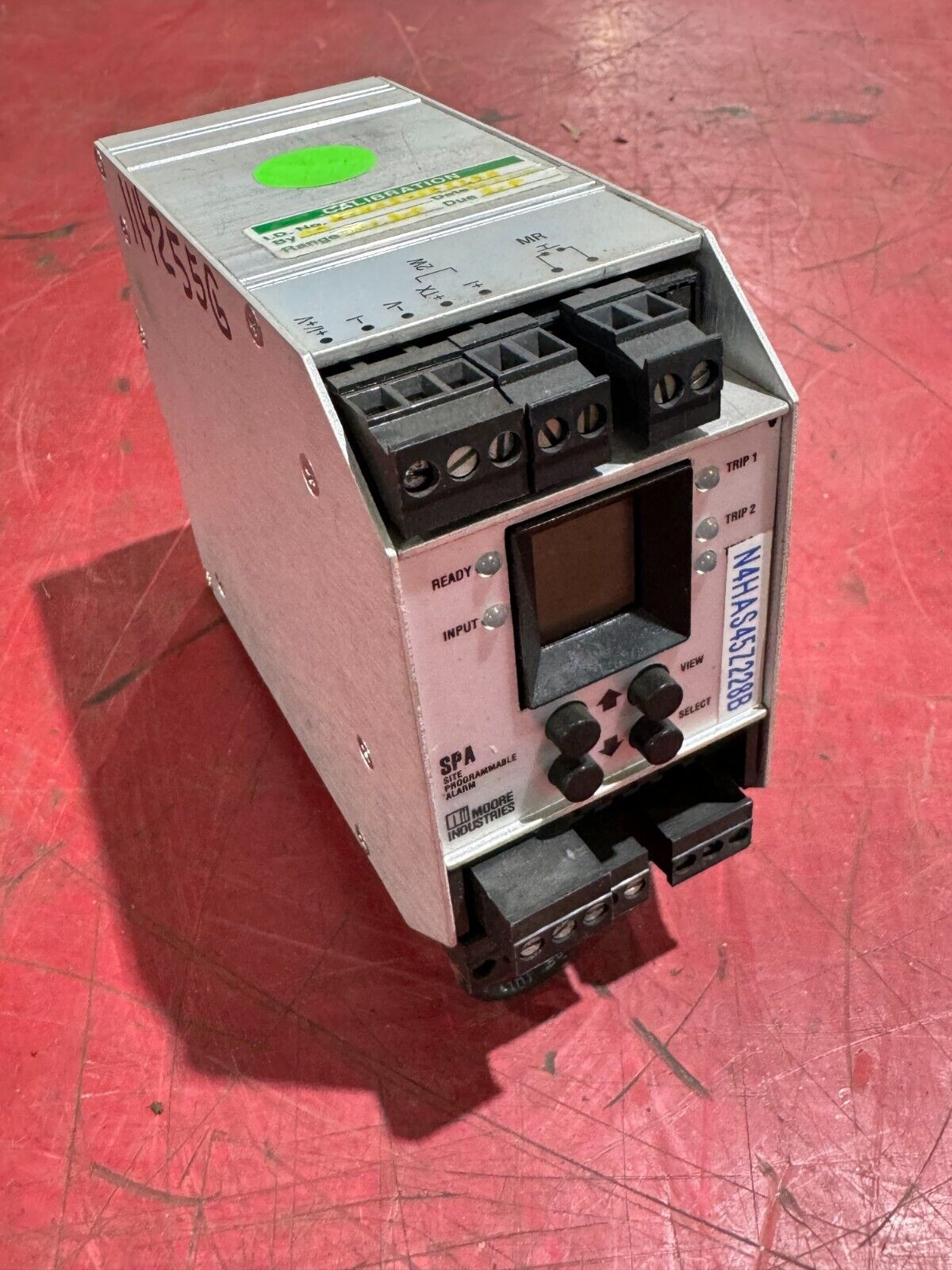 USED MOORE INDUSTRIES SITE PROGRAMMABLE ALARM [DIN] SPA/HLPRG/3PRG/U