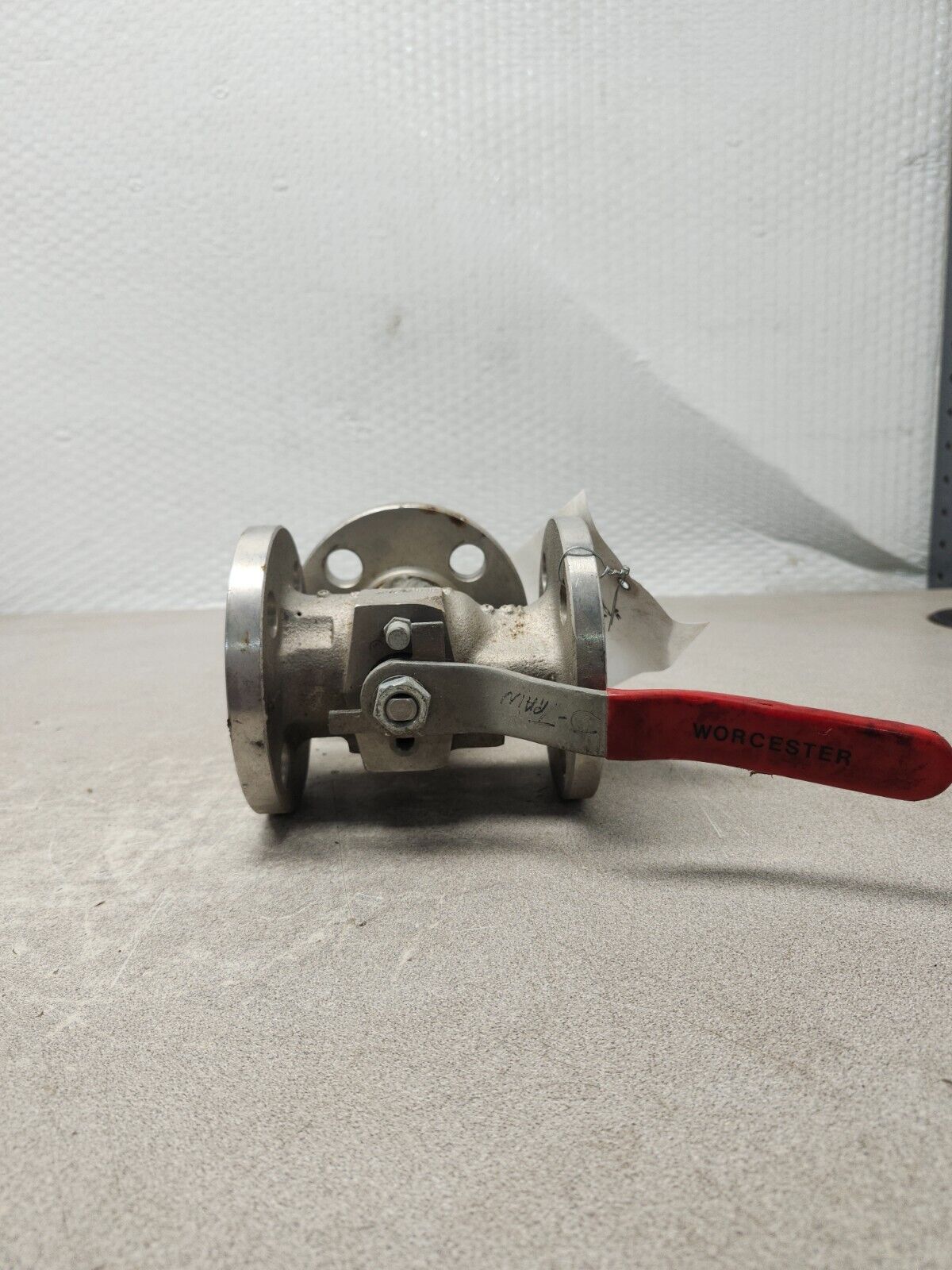 USED TEE BALL VALVE WORCESTER CLASS 150 CWP 275 10T5166RT150P7634R5