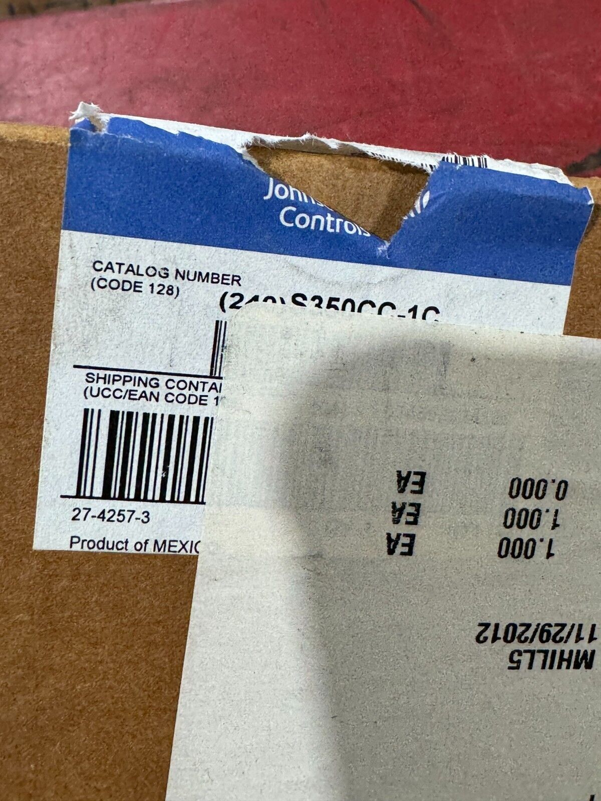 NEW IN BOX JOHNSON CONTROLS TEMPERATURE SLAVE STAGE MODULE S350CC-1C