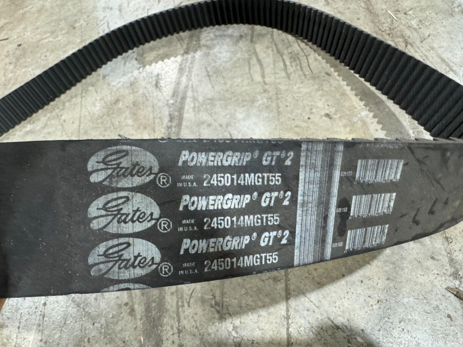 NEW GATES POWERGRIP GT2 TIMING BELT 245014MGT55