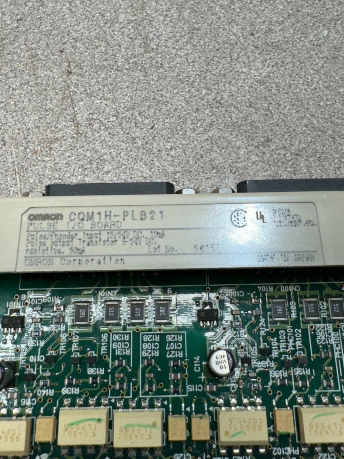 USED OMRON PULSE I/O BOARD CQM1H-PLB21