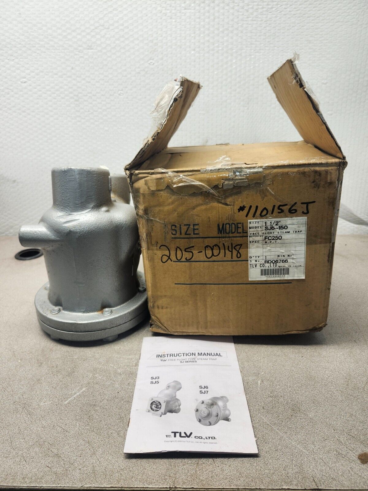 NEW IN BOX TLV FREE FLOAT STEAM TRAP SJ6-150