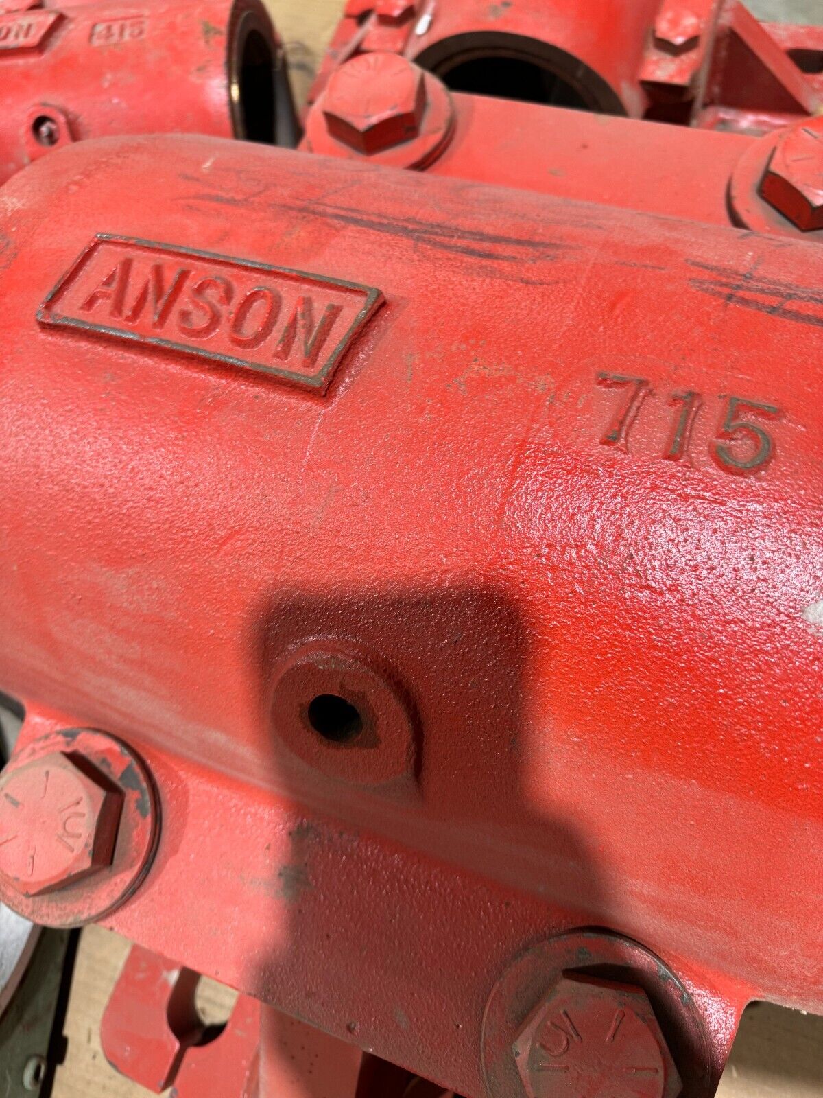 NEW ANSON 4-BOLT SPLIT JOURNAL PILLOW BLOCK BEARING 715