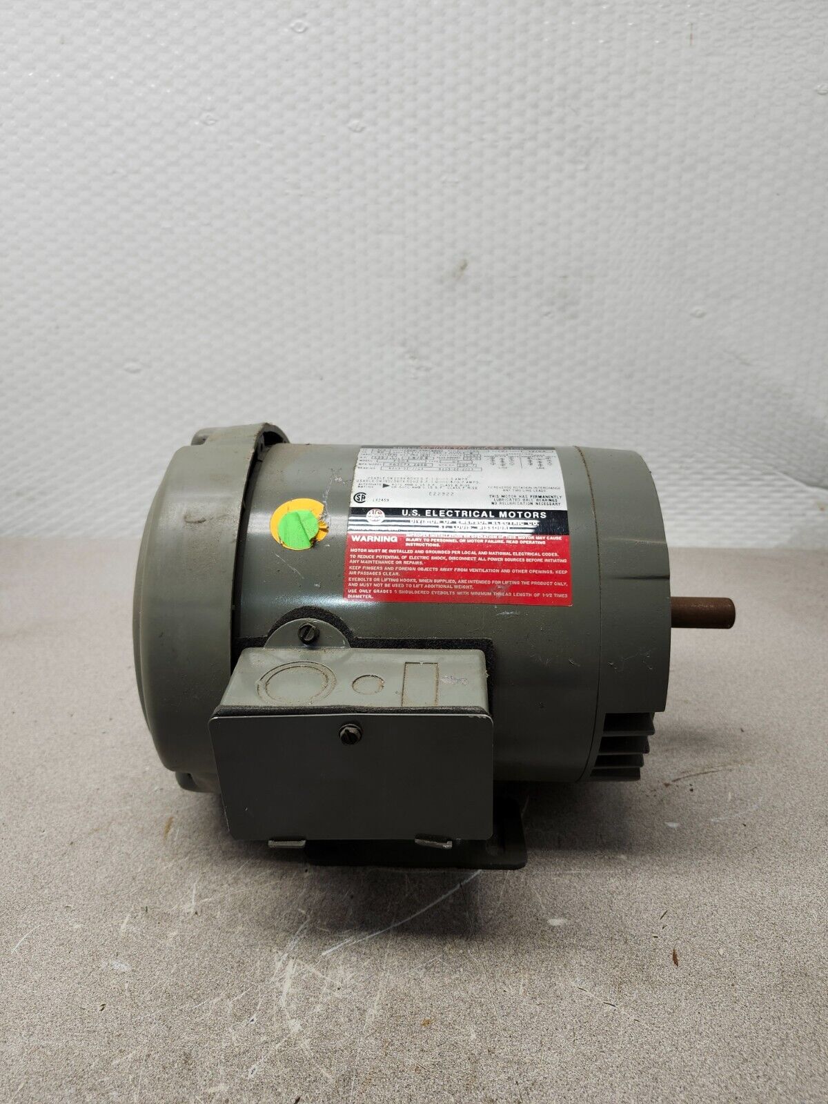 NEW NO BOX UNIMOUNT MOTOR 1/2HP 1745PRM 208-230/460V P63CPA-2868