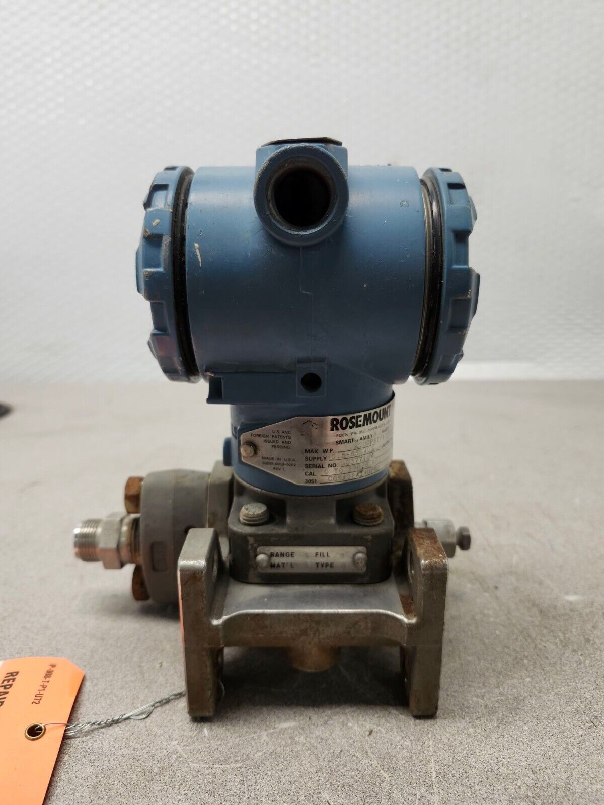 USED ROSEMOUNT 0-2000PSI 3051CG5A02A1AH2B3