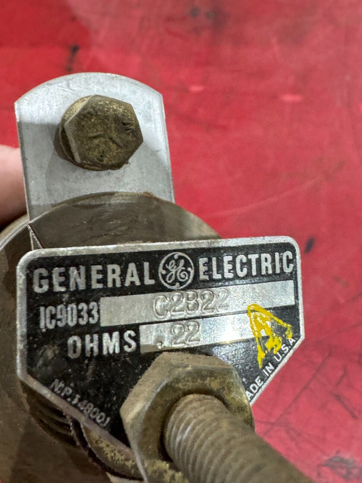 USED GENERAL ELECTRIC RESISTOR IC9033 C2B22